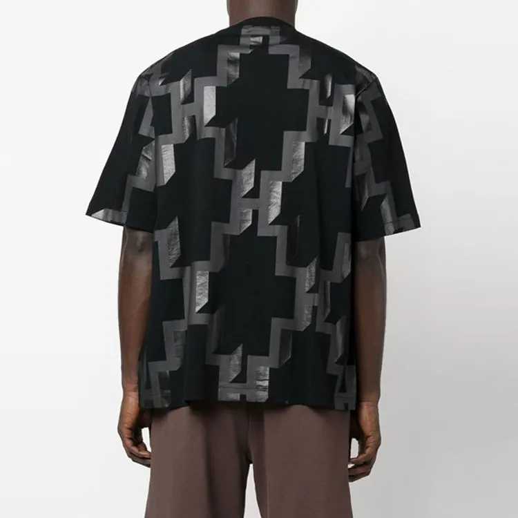 Marcelo Burlon Cross Logo Printed T Shirt-4