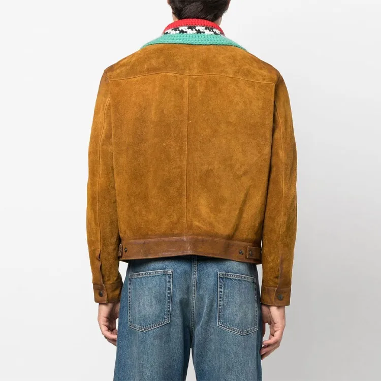 DSQUARED 2 Knitted Colloar Zipped Jacket-3