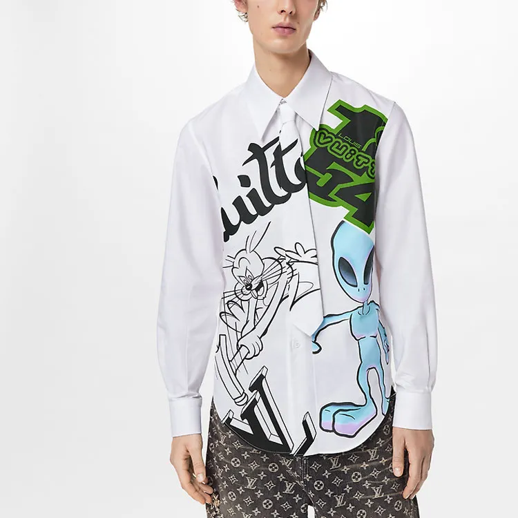 LOUIS VUITTON FW22 Shirt Men's White-2