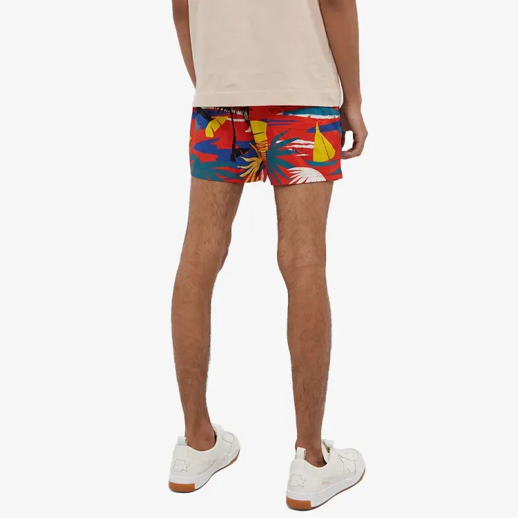 PALM ANGELS X Vilebrequin Palm Tree Print Swim Shorts-3