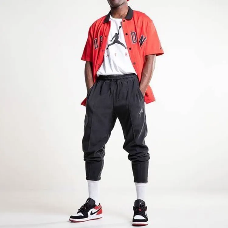 Jordan Dna Distorted Basketball Sports Short Sleeve T-Shirt Red-3