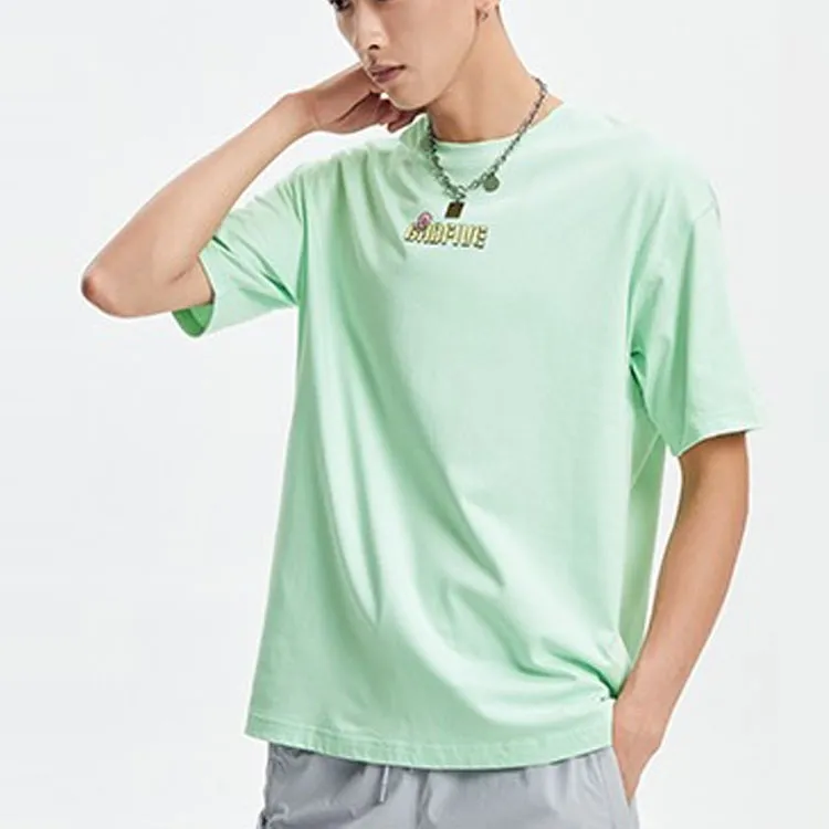 LiNing T Shirt Men's Water Wave Green-3