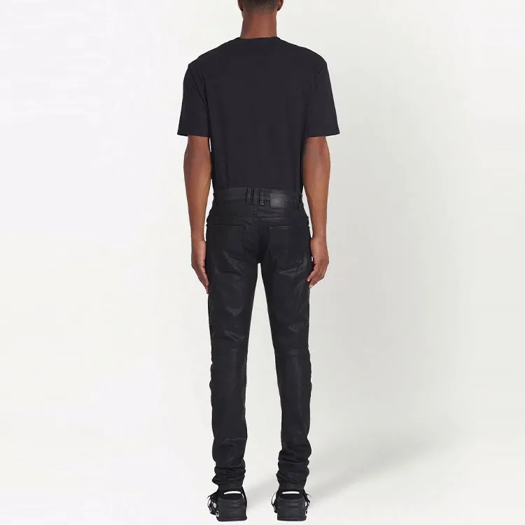 BALMAIN Coated Ribbed Slim fit Jeans-2