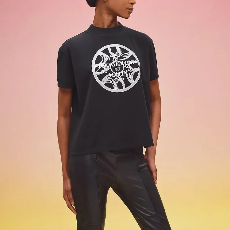 HERMES SS22 Regular T Shirt Women's Black-2
