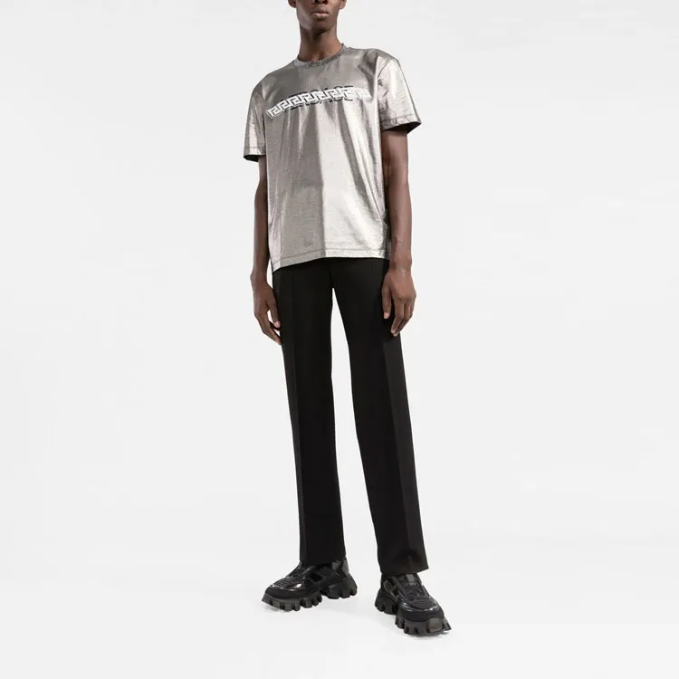 VERSACE T Shirts Men Silver-2