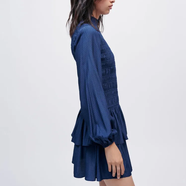 Maje Long-Sleeved Dresses Women's Dark Blue-3