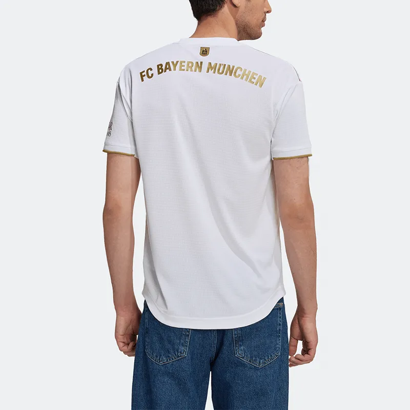 Adidas Bayern Munich Soccer Jerseys Men White-3