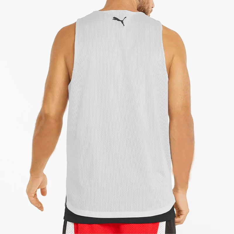 PUMA Give And Go Basketball Jerseys Men's White-2