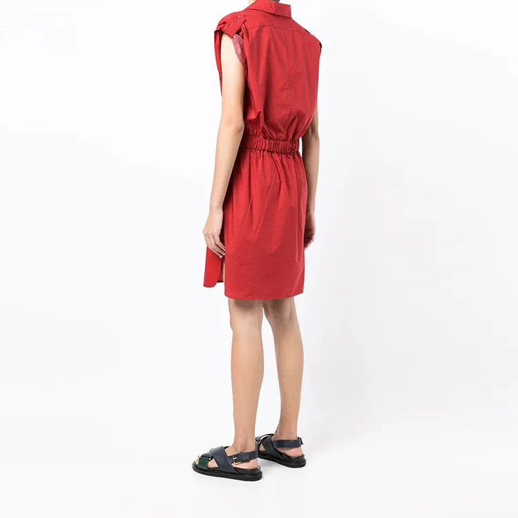 KENZO SS22 Short Sleeved Dresses Women's Red-2