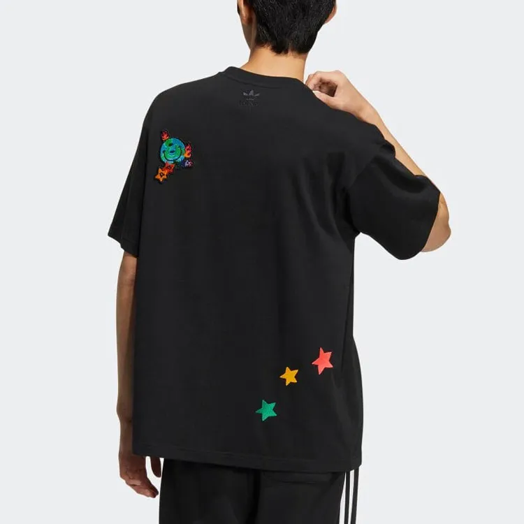Adidas T Shirts Unisex Black-1