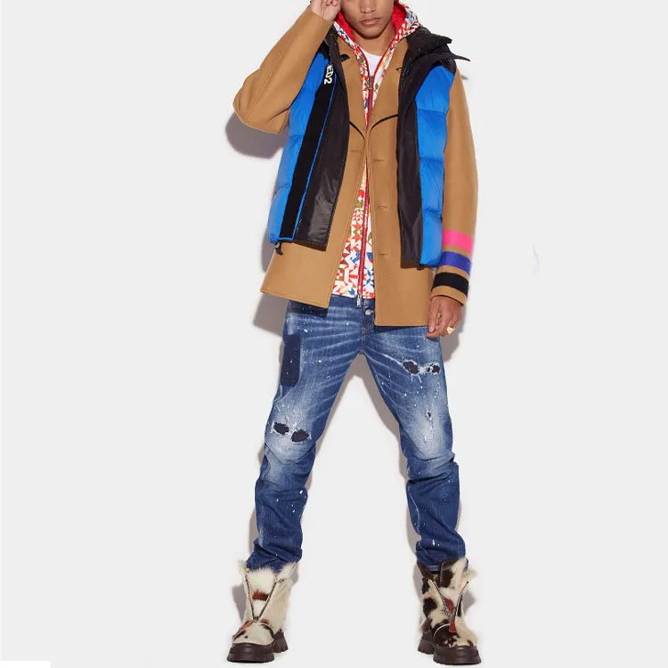 DSQUARED 2 Logo print Duck feather Gilet-1