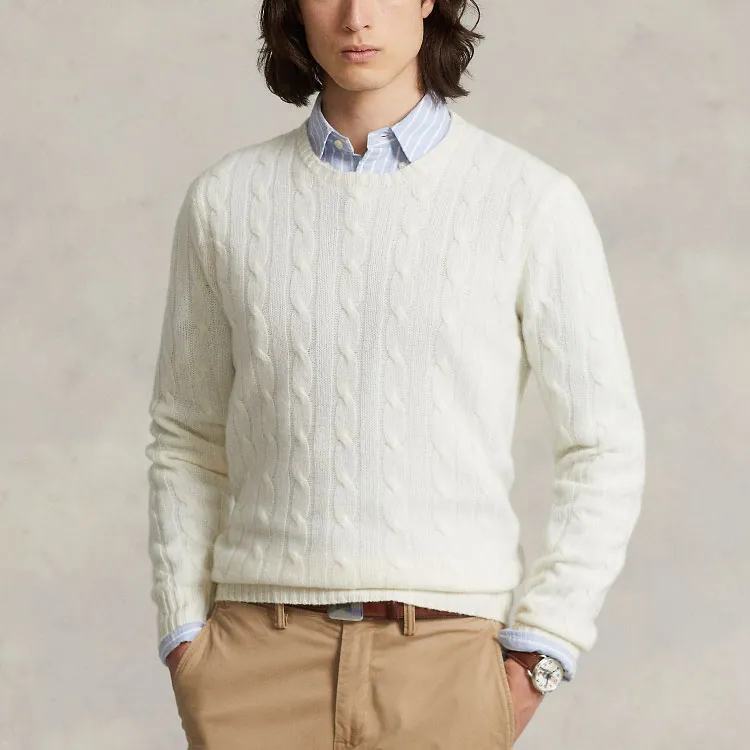 Polo Ralph Lauren Cable knit Crew neck Sweater-2