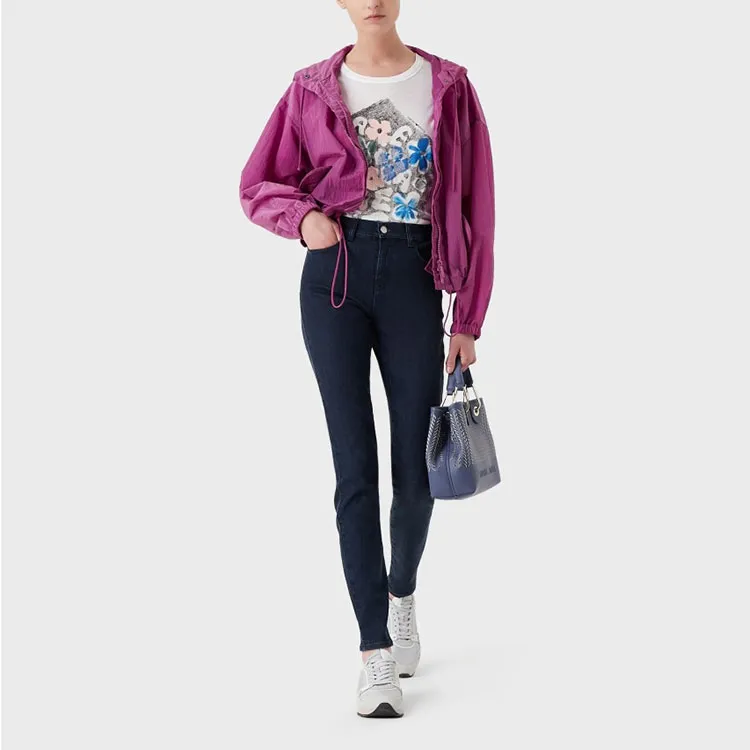 EMPORIO ARMANI J20 High waisted Super skinny Leg Jeans In Stretch Denim-1