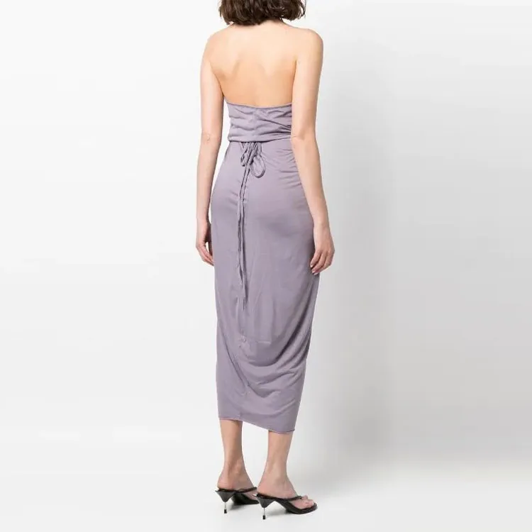 RICK OWENS Sleeveless Dresses Women's Purple-2