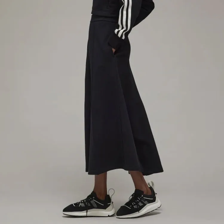 Y 3 Casual Long Skirt Women's Black-5