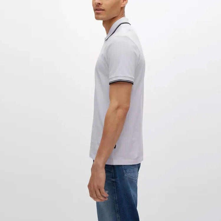 HUGO BOSS Polo Shirts Men White-3