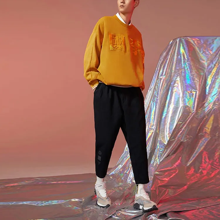 LiNing Sweatshirts Men Sea Buckthorn Brown-2