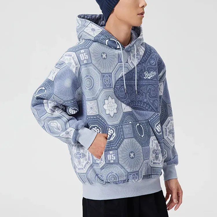 LiNing Badfive Sweatshirt Unisex Blue-4