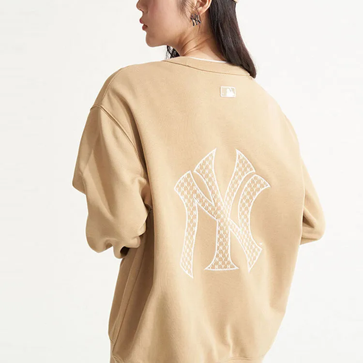 MLB Mlb Old Flower Sweatshirt Unisex Khaki-2