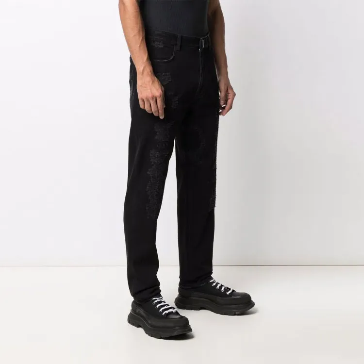 Givenchy Destroyed Slim Fit Jeans-3