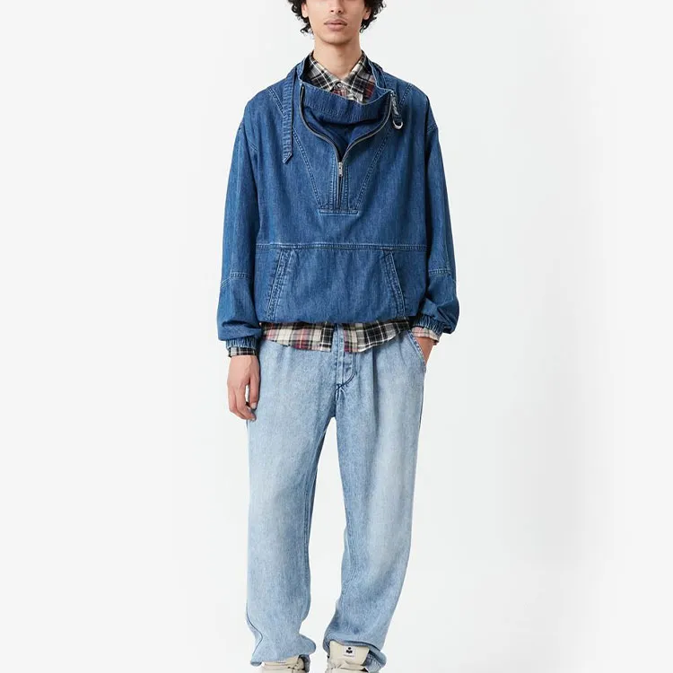 ISABEL MARANT Denim Jackets Men Blue-1