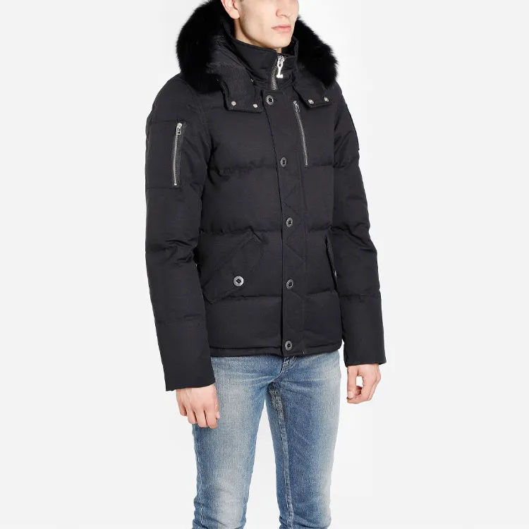 Moose Knuckles Down Jackets Men Black-3