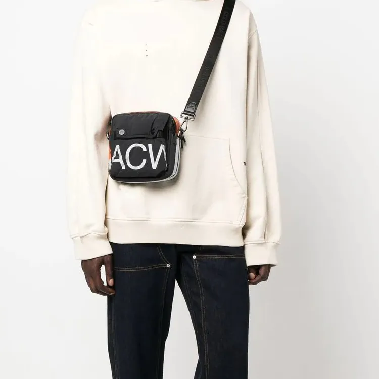 A COLD WALL* Nylon Crossbody Bag, Shoulder Bag Men's Black-4