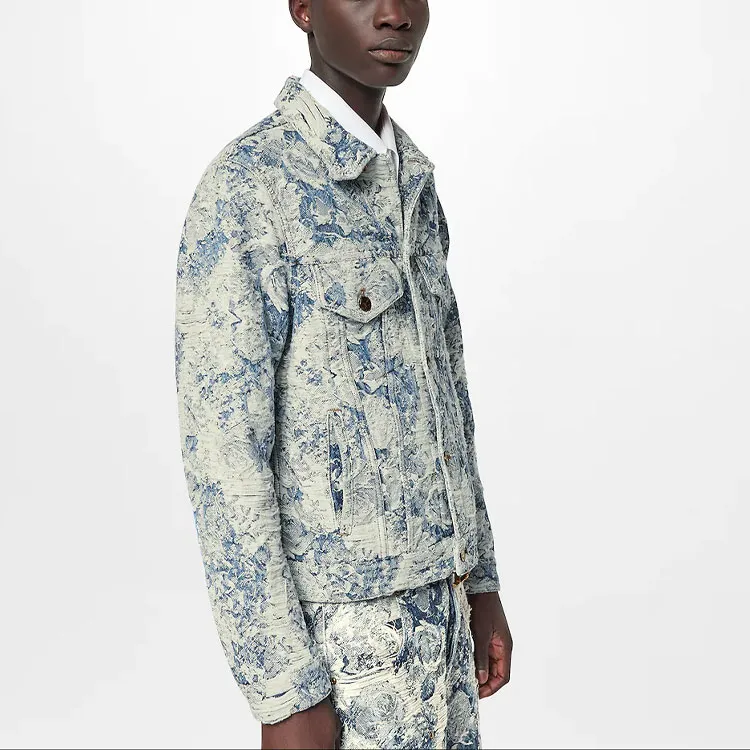 LOUIS VUITTON FW22 Denim Jacket Men's Blue-4