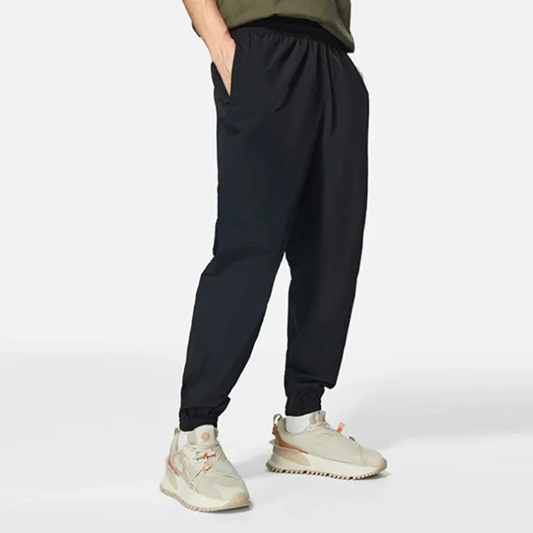 LiNing Sports Trend Series Knitted Sweatpants Men's Black-3