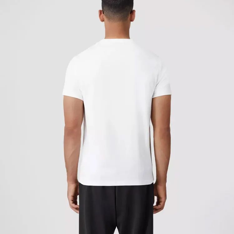 Burberry Monogram Motif Cotton T shirt-5