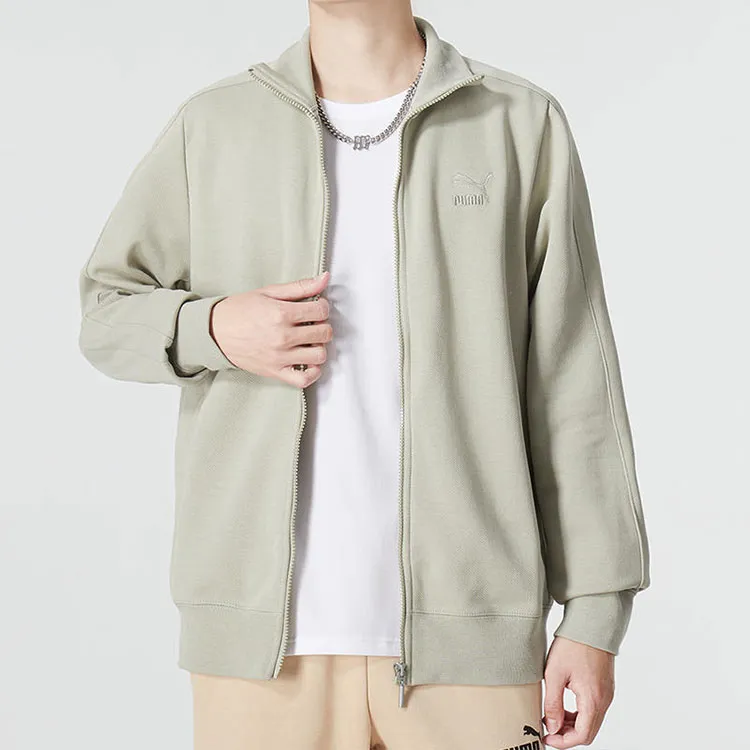 PUMA T7 Jackets Men Beige-3
