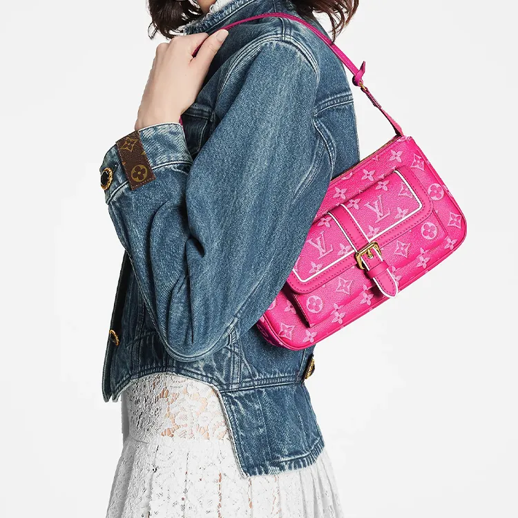 LOUIS VUITTON Maxi Multi Pochette Accessoires Fuchsia Pink-5