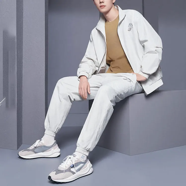 LiNing Sports Trend Series Jacket Fall Men's Water Mist Gray-3