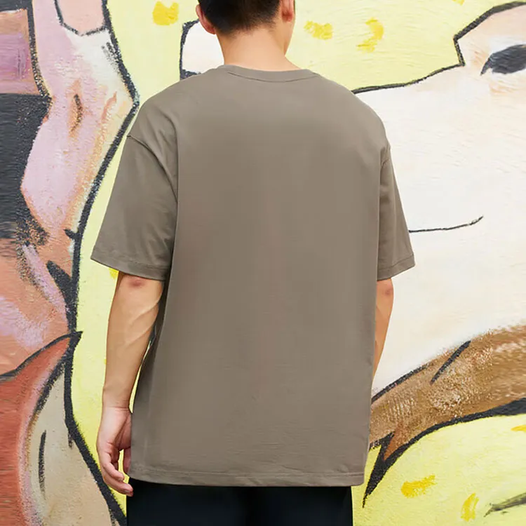 LiNing Badfive T Shirt Unisex Raw Brown-4