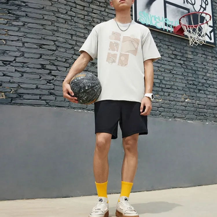 LiNing Badfive Casual Shorts Men's Black-3