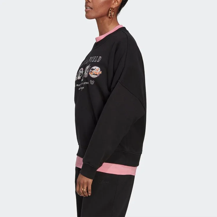 Adidas Sweatshirt Women's Black-3
