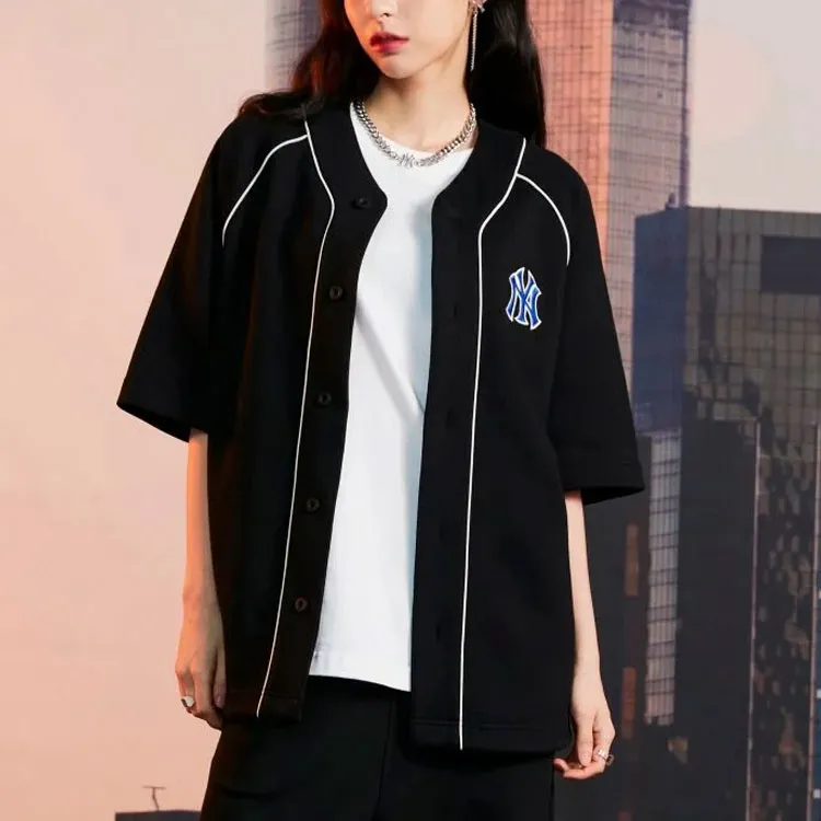 MLB Baseball Jerseys Unisex Black-3