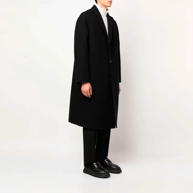 JIL SANDER Single-Breasted Oversized Coat-4