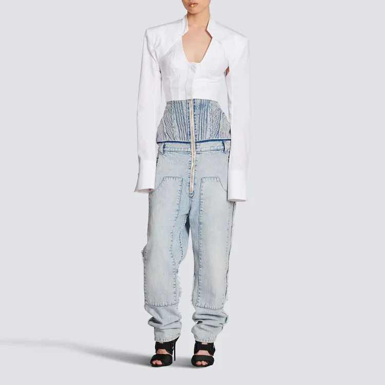 BALMAIN Cropped Shirt-1