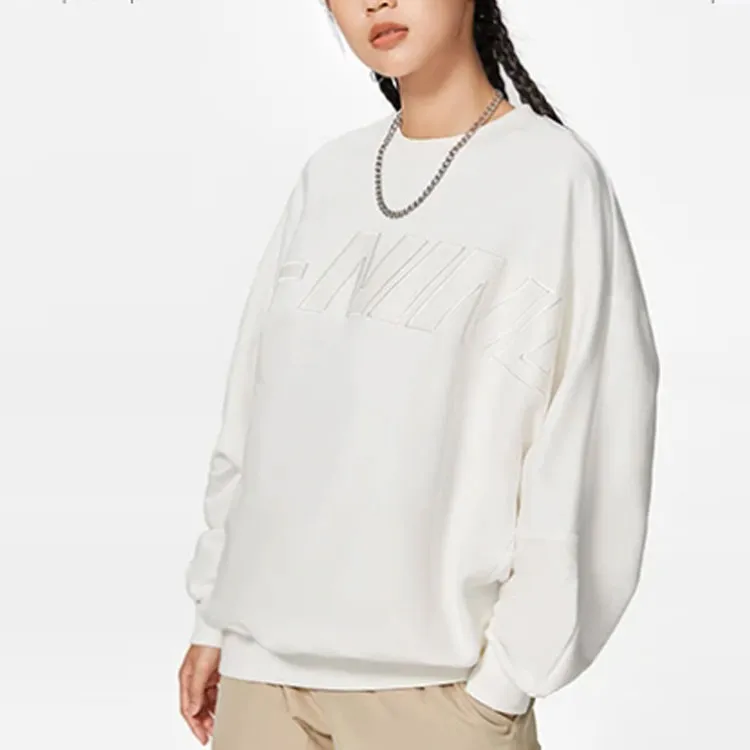 LINING Sports Life Collection Sweatshirts Men Ivory-3