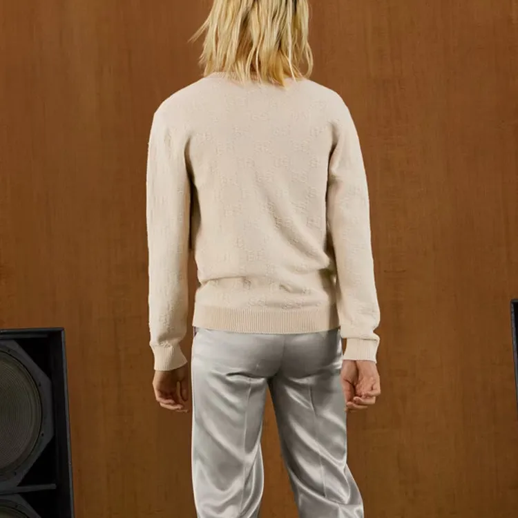 GUCCI GUCCI Love Parade FW22 Sweater Men's Beige-4