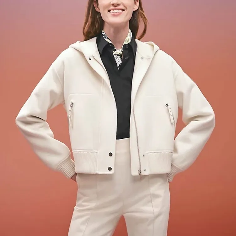 HERMES Jackets Women's Ecru-1