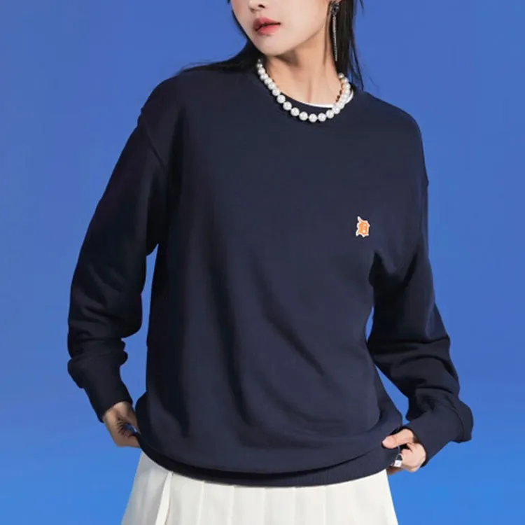 MLB Common Basic Small Sweatshirts Unisex Navy Blue-3