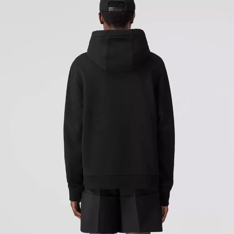 Burberry Logo Print Hoodie 'Black'-4
