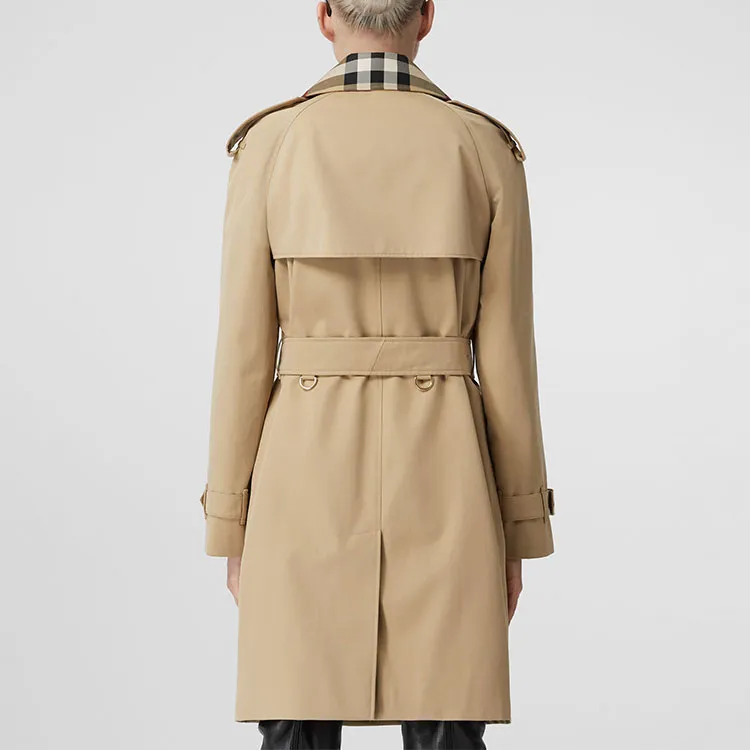 Burberry Trench Coats Women's Honey-3