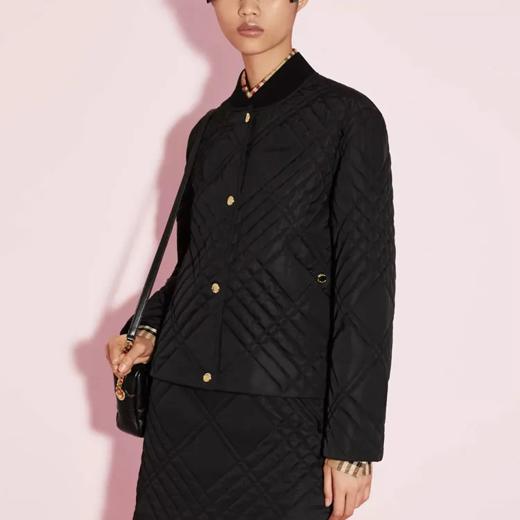 Burberry Puffer Jacket Women's Black-3