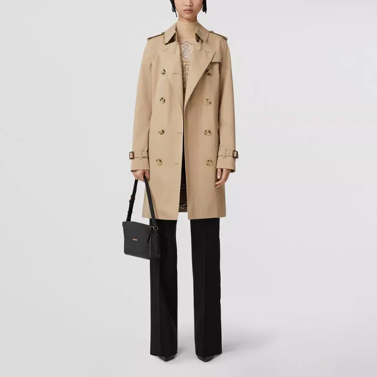 Burberry Cotton Gabardine Trench Coat-1