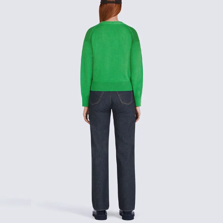 KENZO Tiger Tail Series Knitwear Women's Green-2