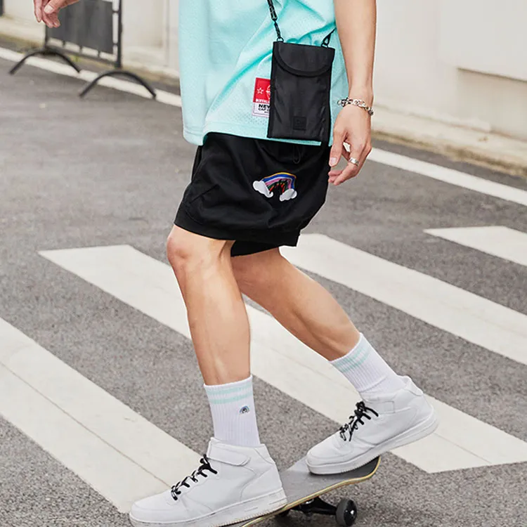 New Era Casual Shorts Unisex Black-3