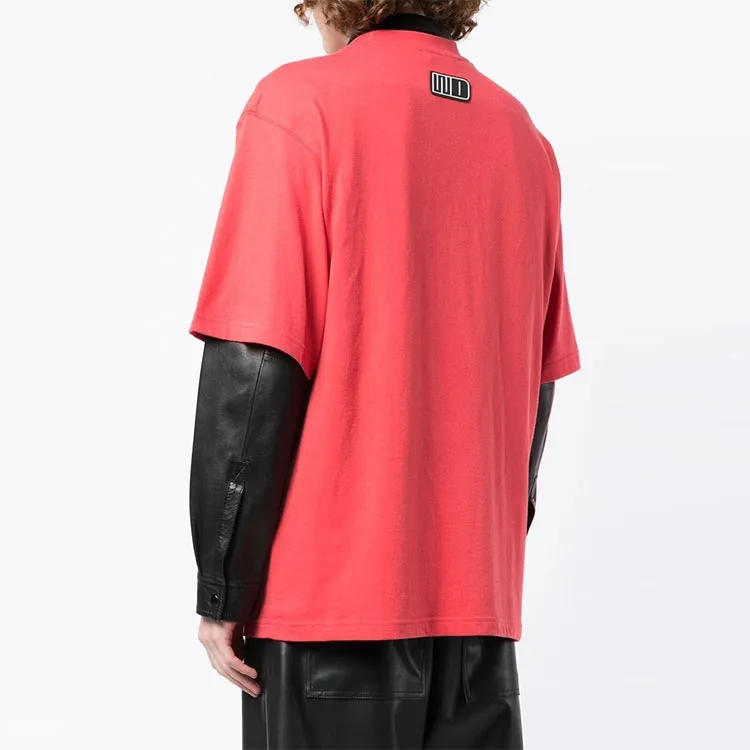 WE11DONE T Shirts Unisex Hot Pink-4